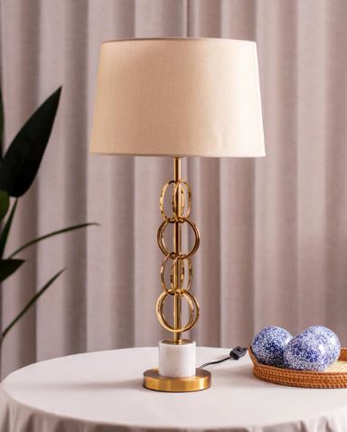 'Gleaming Circlets' Table Lamp