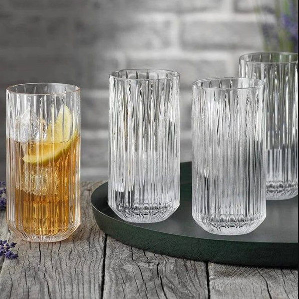 Jules Long Drink Glasses 375ml, Set of 6
