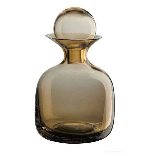 Sarabi Glass Water Carafe 750ml - Amber