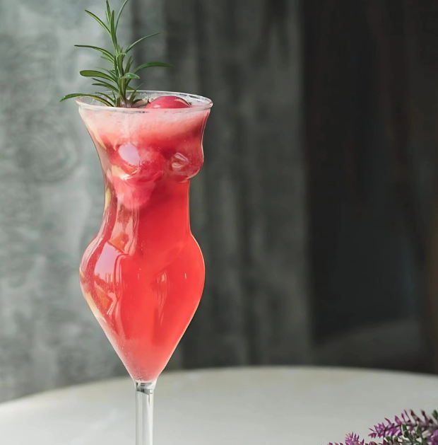 The Lady Champagne Glass