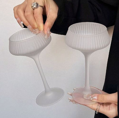 Frosted Coupe Cocktail Glass - SET OF 2
