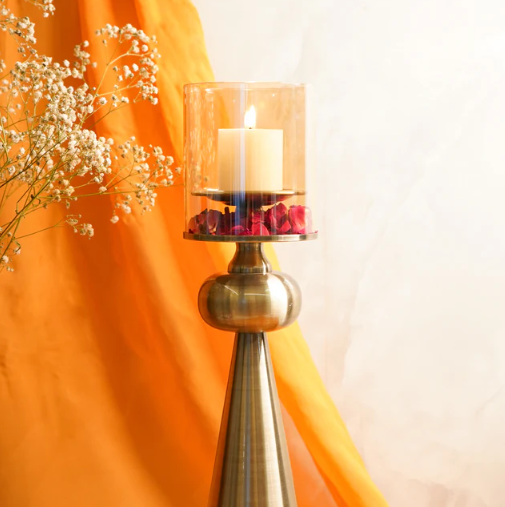 Gold Orb Cone Hurricane, Large