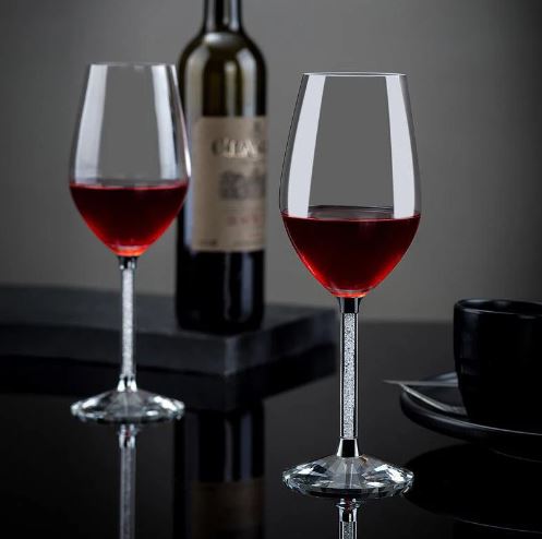 Swarovski Stem Crystal Wine Glass - Set of 2
