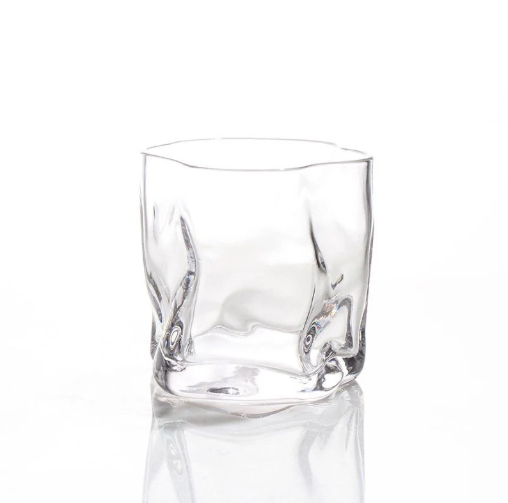 clear wave glass- set of 6