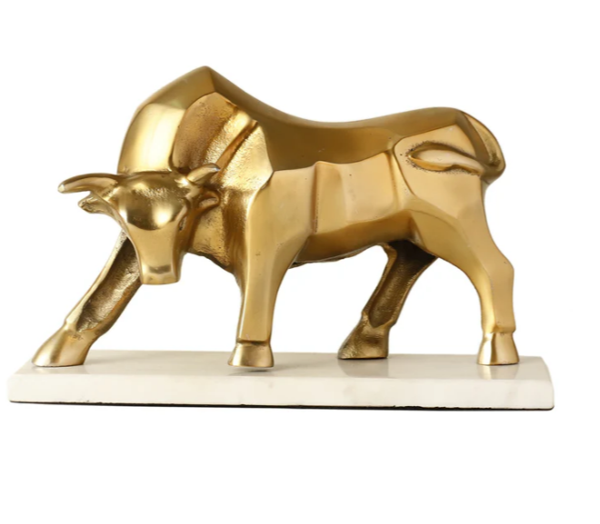 Trevor Oversized Bull Decorative Accent