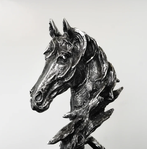 Horse Bust in Antique Finish