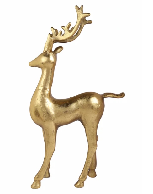 Rosso Gold Stag Sculpture