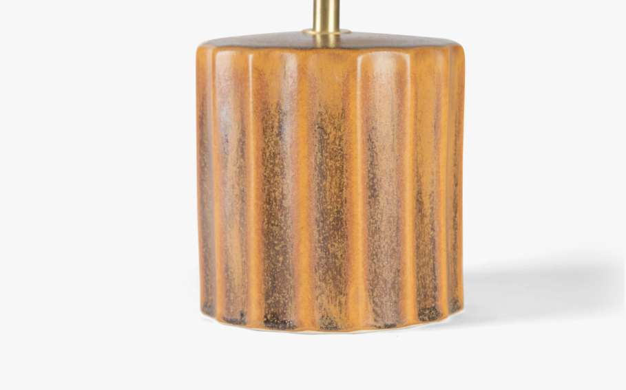 Doric Brown Table Lamp