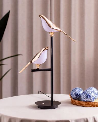 Aves 2-Bird Ambient Desk Lamp