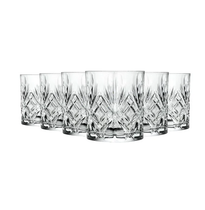 Melodia DOF Tumblers 340ml, Set of 6
