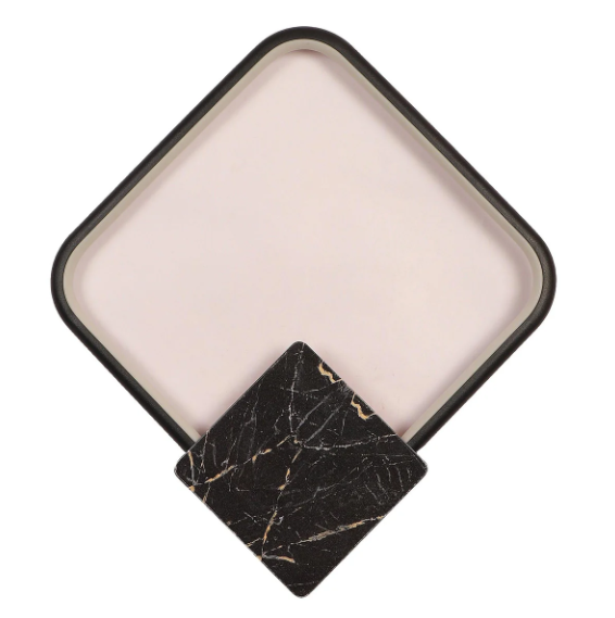 Brown And White Iron Wall Light