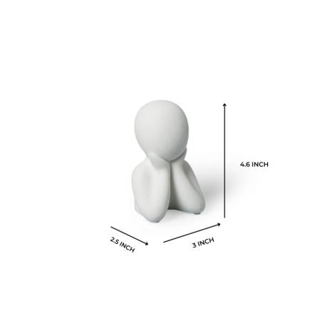 Wholeness Trio: Embracing Family Sculpture (Set of 3)