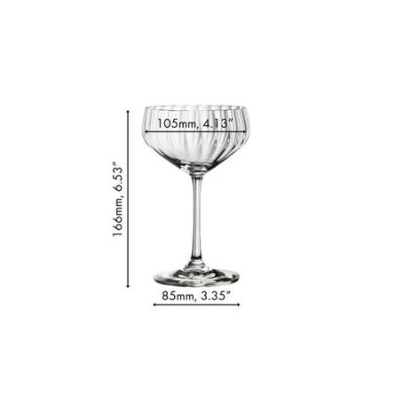 Lifestyle Coupe Glasses 310ml, Set of 4