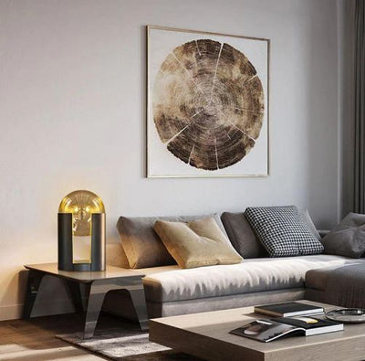 Modern glass led table lamp