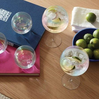 Bubble Balloon Glasses 680ml, Set of 4