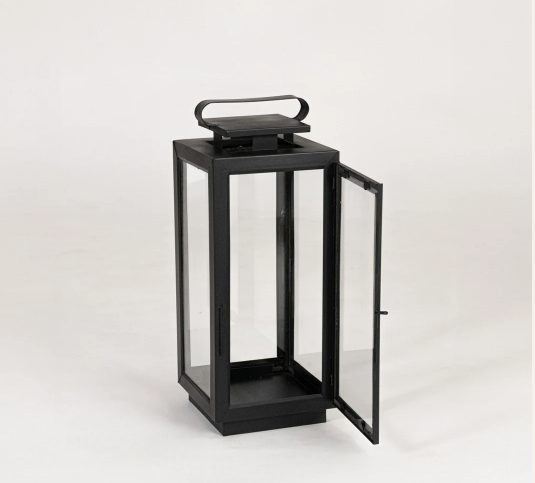 Kuba Metal Lantern - Black