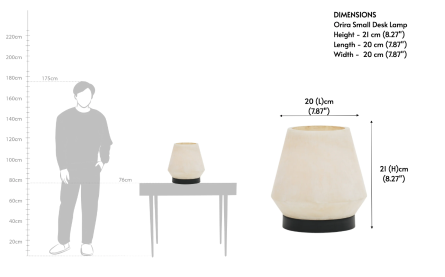 Orira Small Desk Table Lamp