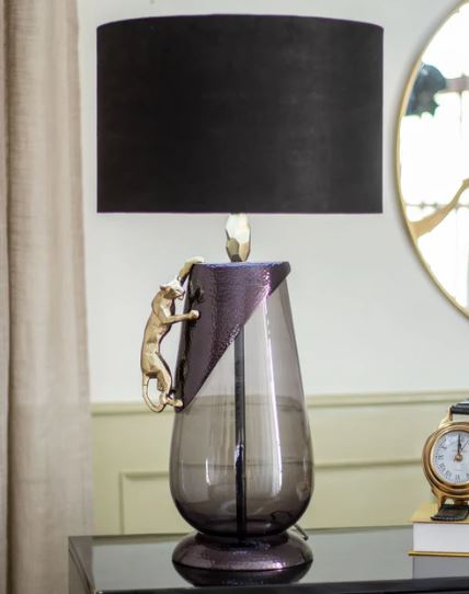 'Abstract Panther' Table Lamp