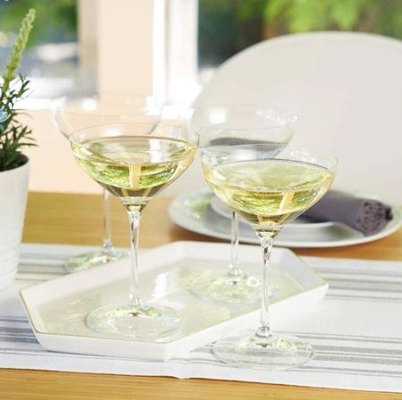 Special Champagne Saucers 250ml, Set of 4