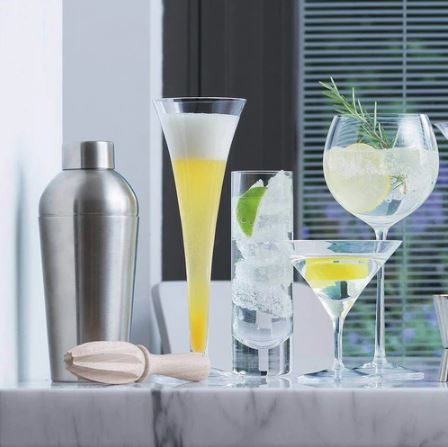 Hollow Stem Champagne Flutes 200ml, Set of 2