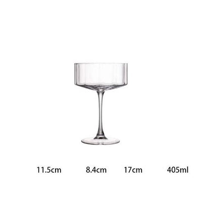 Blooming Cocktail Martini Coupe Glass - Set Of 4