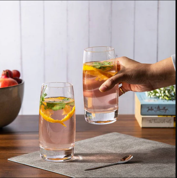Rocks B Long Drink Glasses 450ml, Set of 6