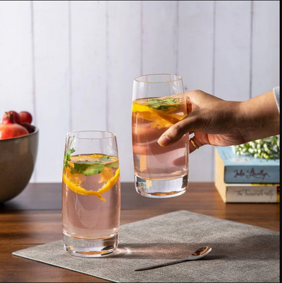 Rocks B Long Drink Glasses 450ml, Set of 6