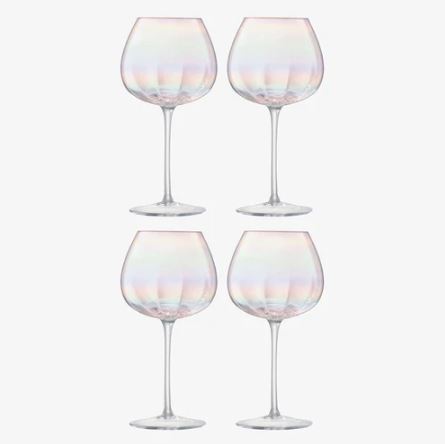 Pearl Red Wine Glasses 460ml, Set of 4