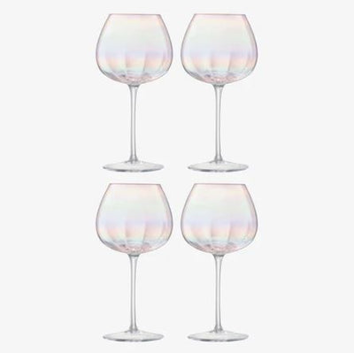 Pearl Red Wine Glasses 460ml, Set of 4