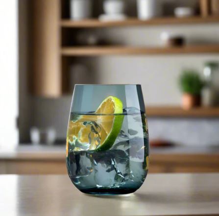 Colored U Tumblers 440ml, Set of 4 - Petroleum Green