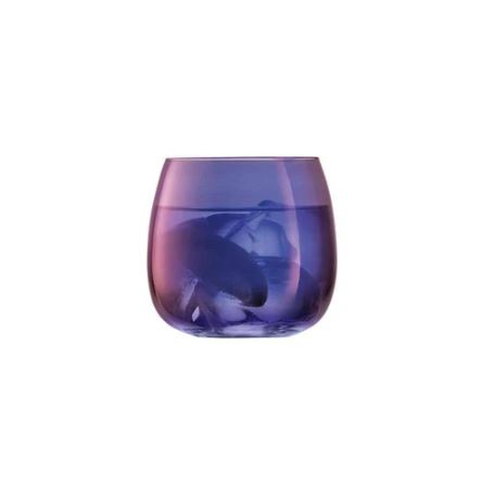 Aurora Stemless Glasses 370ml, Set of 4 - Polar Violet