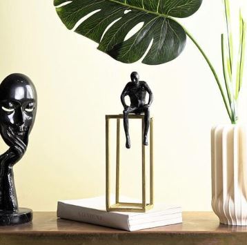 Modern Art The Thinker Table Accent