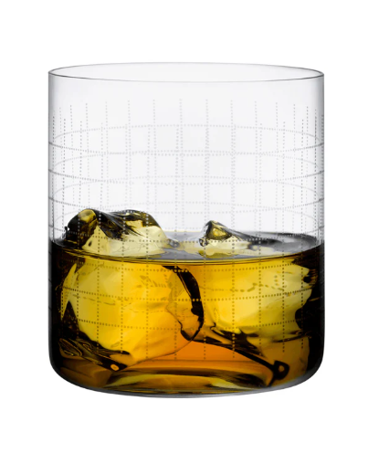 Finesse Grid Whisky Glass, 300ml