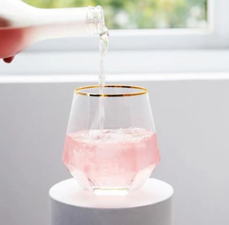 Minimalist Diamond Glasses