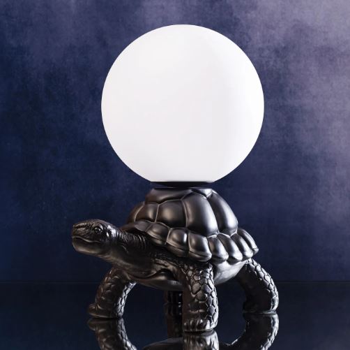 Glow shell turtle decor lamp