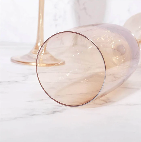 Nordic Golden Champagne Wine Glasses - 180 ml