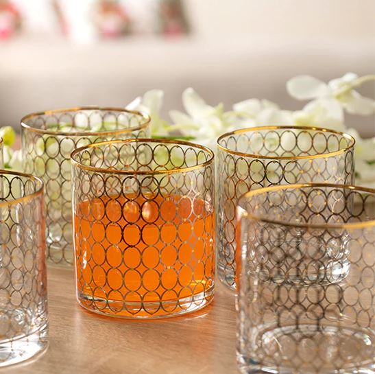 Golden Circle Whiskey Glass (Set of 6)