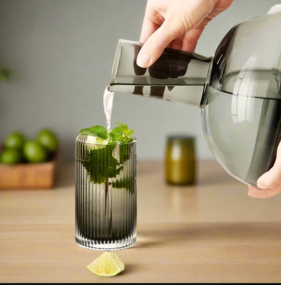 Juna Water Carafe with Tumbler - Smoke