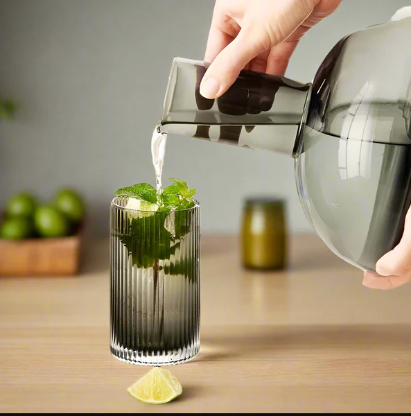Juna Water Carafe with Tumbler - Smoke