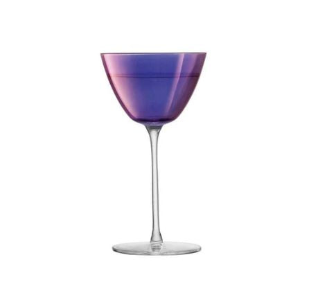 Aurora Martini Glasses 195ml, Set of 4 - Polar Violet