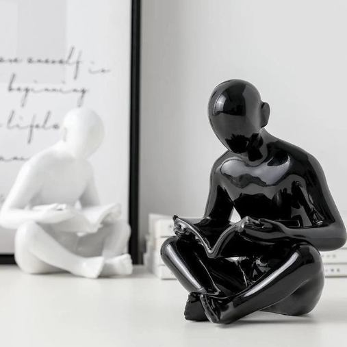 reading bookend decor