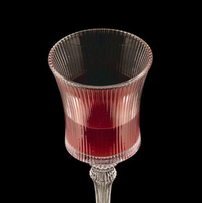 Vintage Striped Wine Glass - Set Of 6