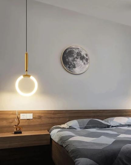 Luminous Ring LED Pendant Light - Set Of 2
