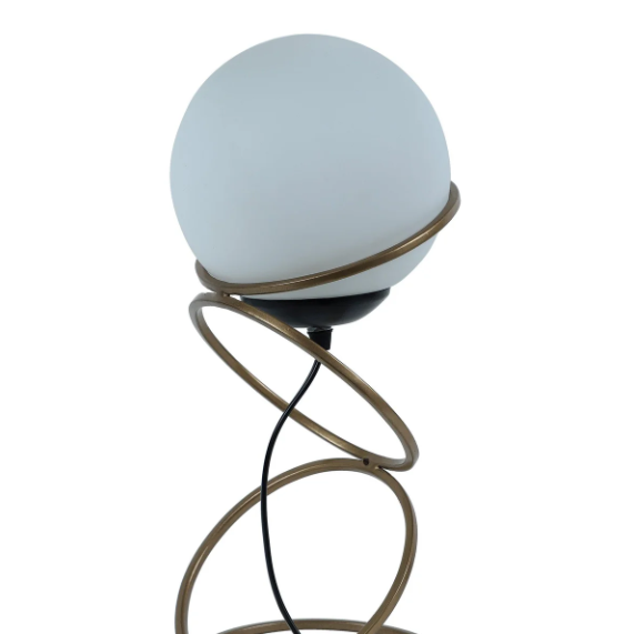 Lucca Gold Table Lamp With Metal Base By SS Lightings