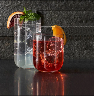 Jazz Rocks Whiskey Tumblers 350ml, Set of 6
