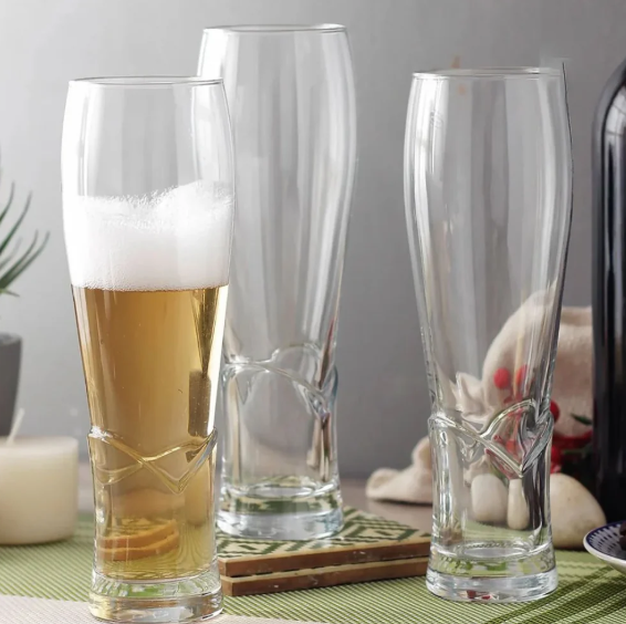 Crimson Beer Glass (Pack Of 4)