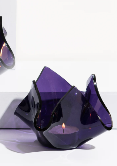Crumpled votive - Winter edit