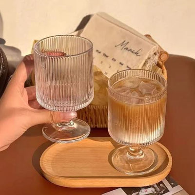 Stria Stripe Beverage Glass - Set Of 6