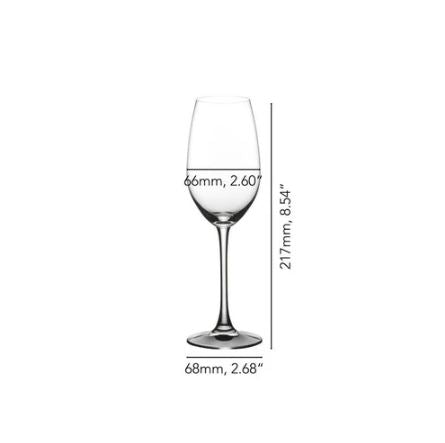 Vivino Champagne Glasses 260ml, Set of 4