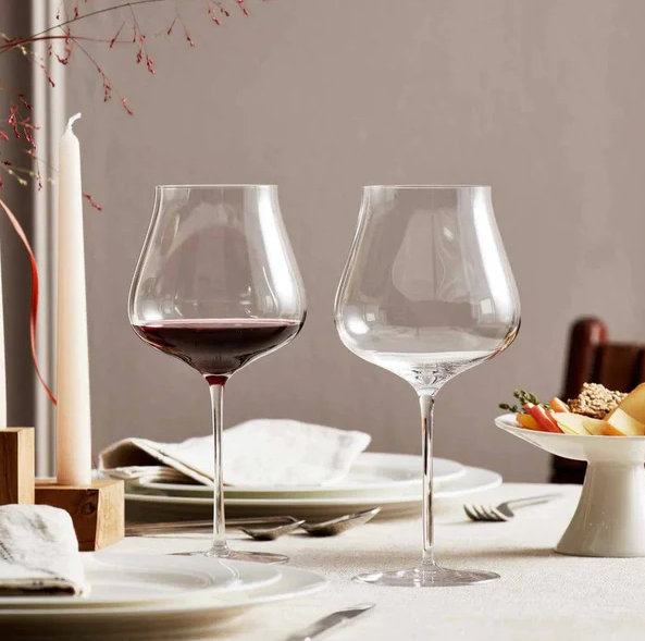 Brunelli Burgundy Glasses 770ml, Set of 6